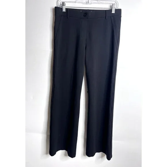 Betabrand Pants Womens Medium Petite Black Classic Bootcut Dress Pant Yoga Pants - Picture 1 of 12